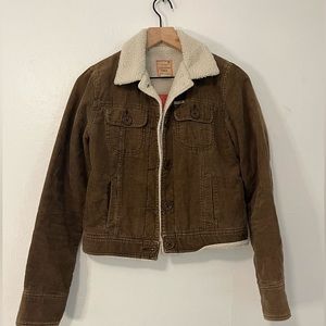 Vintage hollister corduroy and Sherpa jacket medium